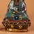 Set of 3 Antique Chinese Gilt Cloisonné Buddhist Triad Statues For Sale In Los Angeles - Image 6 of 9