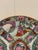Japanese Vintage Japanese Famille Rose Style Decorative Porcelain Plate With Figural Scenes For Sale - Image 3 of 9