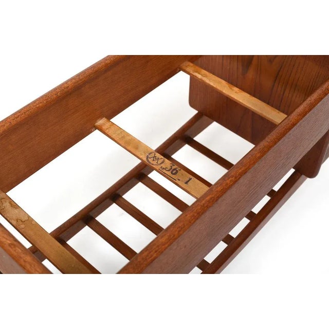 Wood Entry Table in Teak by Arne Wahl Iversen for Vinde Møbelfabrik, 1960s For Sale - Image 7 of 10