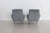 Set of Italian Armchairs in Blue Grey Velvet, 1950s For Sale - Image 9 of 18