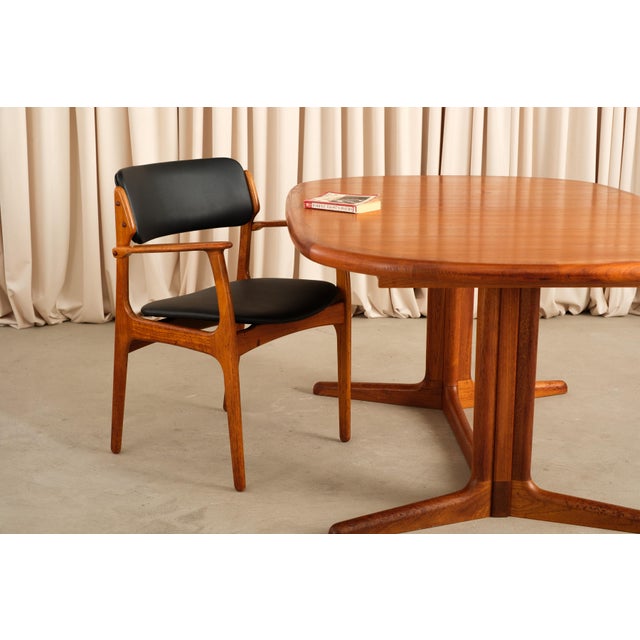 Set of 4 Erik Buch Teak Dining Chairs, Floating Seat Design, Denmark 1960s For Sale - Image 15 of 16