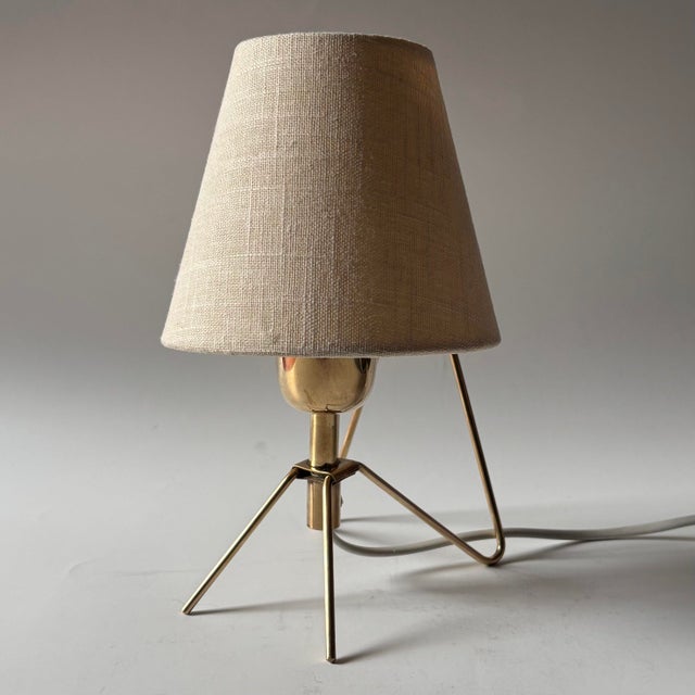 Model 15566 Table or Wall Lamp in Brass by Harald Notini for Böhlmarks, Sweden, 1950s For Sale - Image 4 of 12