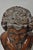 Late 20th Century Classical Maitland Smith Style Carved Mahogany Wood Bust on Alabaster - A Pair For Sale - Image 9 of 15