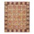 Awesome Ivory and Camel Color With Symmetric Design Antique American Hooked Rug For Sale