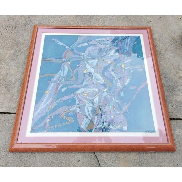 Yamin Young, Serigraph Signed & Numbered "Sirens Song" 275/275 Framed 1980s #2 For Sale - Image 11 of 13