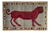 Hand-Knotted Nomadic Tiger Rug For Sale