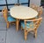 Beautifully Cared For 1960s Rattan Dining Set With Formica Top, 1 Round 1960s Rattan Dining Table With Formica Top. 1 Wide...