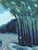 Mid-Century Modern 'The Long Turn Home' Vintage Swedish Expressive Landscape Oil Painting, Framed For Sale - Image 12 of 16