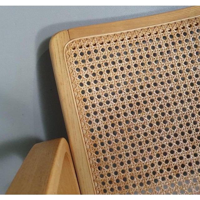 Beechwood and Webbing Chair by Olivo Pietro, Italy, 1970s For Sale - Image 17 of 18