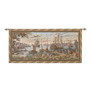 Venetian Port Loom Woven Tapestry - 83 X 173 Cm (2'9" X 5'8") - Requires Rod Size 4