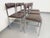 Vintage Chairs in Chromed Metal and Brown Imitation Leather, 1970s, Set of 6 For Sale - Image 17 of 18