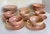 Here is a beautiful set of 44 total pieces of pink Franciscan ceramic plates! This design, Coronado, has a lovely ripply-...