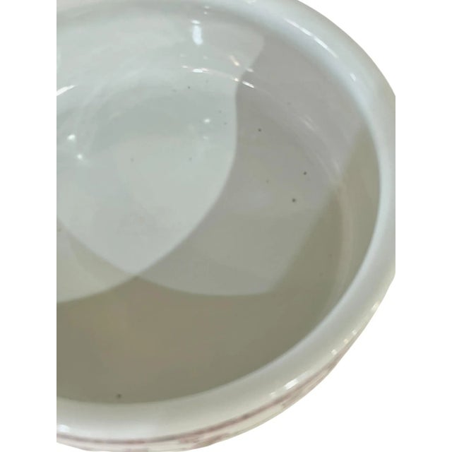 Vintage Chinese Famille Rose Water Lilly Bowl or Dish Planter For Sale - Image 12 of 15