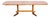Vintage Danish Modern Teak Extension Dining Table With Two Leaves by D-Scan For Sale