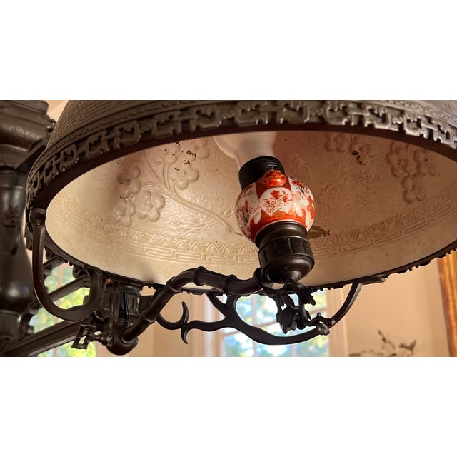 Late 19th Century Napoleon III Japanese Billiard Lamp For Sale In New Orleans - Image 6 of 7