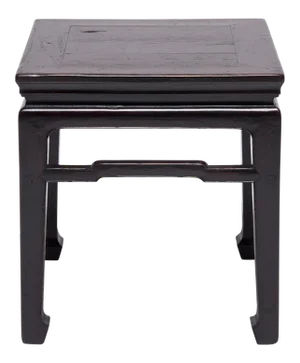 Early 20th Century Chinese Feng Deng Table With Hoof Feet