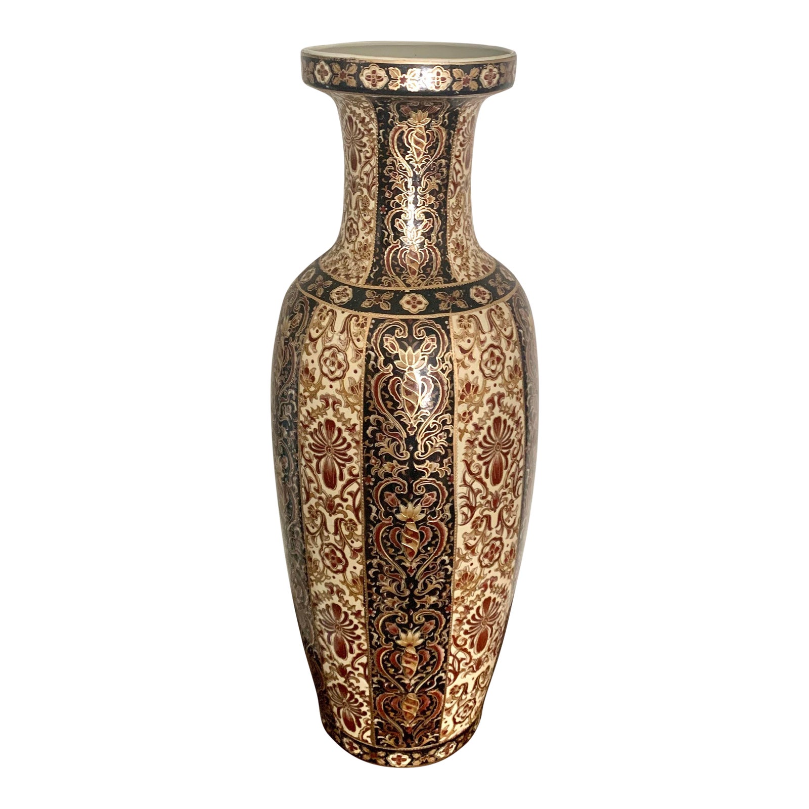 24 Vintage Imari Bronze And Cream Gilt Intricate Design Ceramic