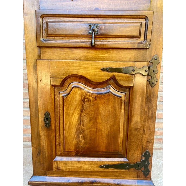Spanish Spanish Walnut Chest with Drawer and Door, 1930s For Sale - Image 3 of 18