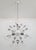 Fabio Ltd 21st Century Nova Polished Nickel Clear Murano Sputnik Chandelier by Fabio LTD For Sale - Image 4 of 4