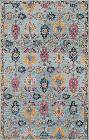 Ibiza Blue Hand Tufted Area Rug 3' X 5'