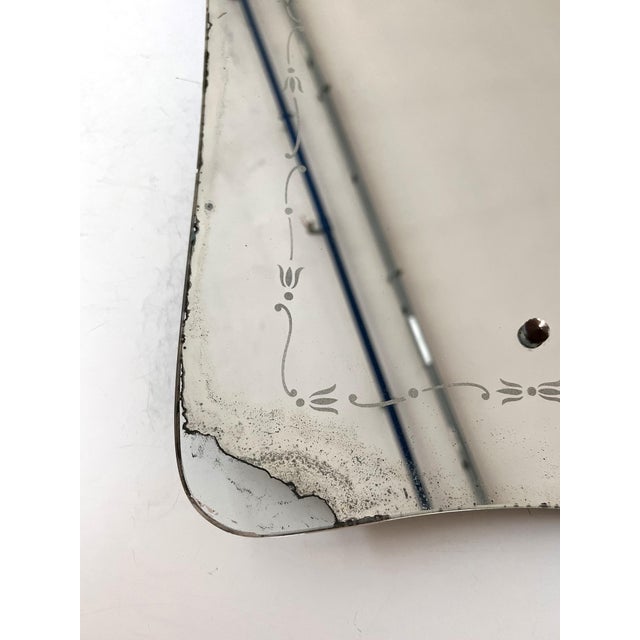 Vintage Italian Wall Mirror with Decorations, 1950s For Sale - Image 14 of 17