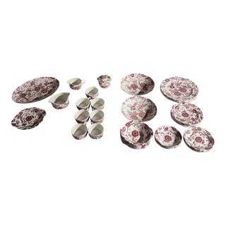 1958 Royal China Pink Tradition Collection - 39 Pieces For Sale