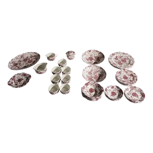 1958 Royal China Pink Tradition Collection - 39 Pieces