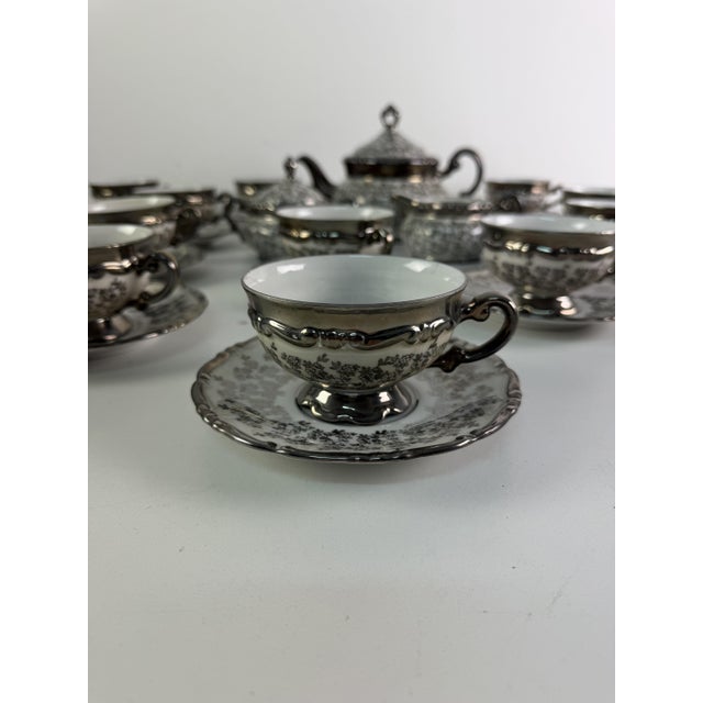 Mitterteich Tea Service for 12 in Porcelain, Bavaria, 1931, Set of 29 For Sale - Image 9 of 15