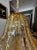 Gold Murano Gold Glass Bell Shaped Chandelier or Pendant For Sale - Image 8 of 12