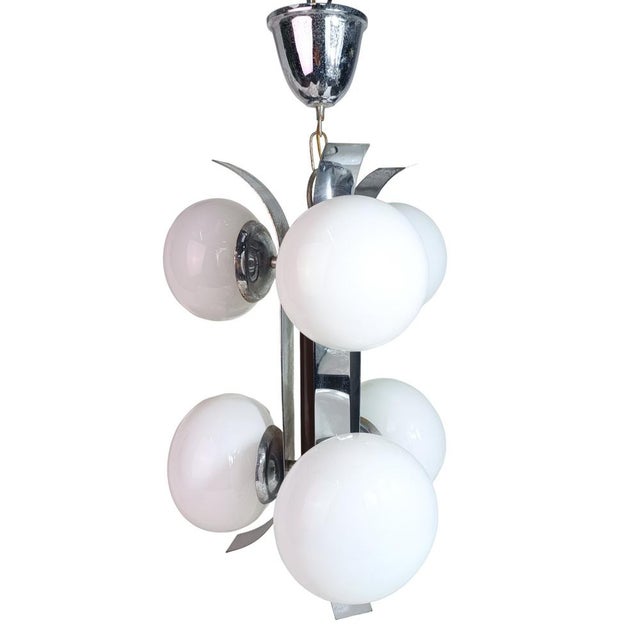 1960s Sputnik Ceiling Lamp, 1960s For Sale - Image 5 of 7