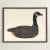 This framed American 1940s Canada Goose decoy is a striking piece of functional folk art, beautifully preserved and...