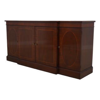 Baker Mahogany Historic Charleston Inlaid Sideboard Server For Sale