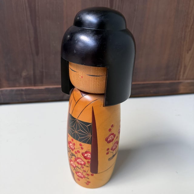 Mid-Century Modern Vintage Sōsaku Kokeshi by Sato Suigai, 1970s For Sale - Image 3 of 9