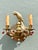 Vintage Brass and Crystal Parrot Sconce For Sale - Image 9 of 12