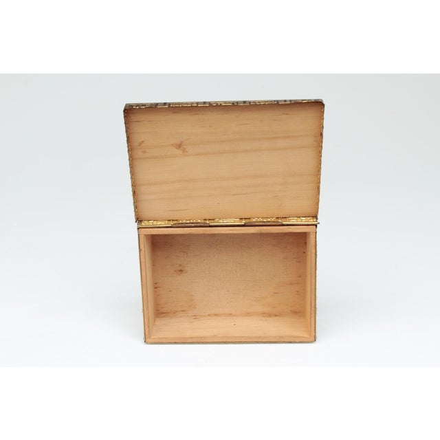 Metal Art Deco Lidded Box by Eugen Schwemmle for Erhart Söhne, 1930s For Sale - Image 7 of 12