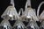 1940sMuseal 8 Light Art Decò Barovier E Toso Chandelier, Murano "Bubble" Glass For Sale - Image 12 of 14
