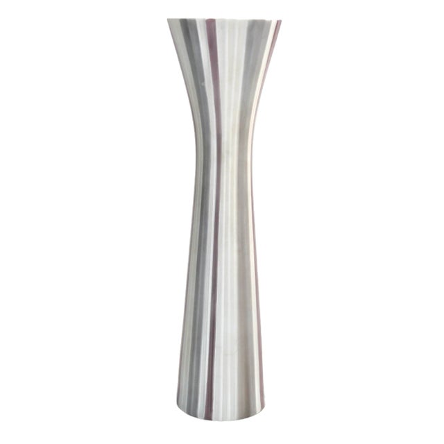 Rosenthal Mid-Century Modern Sunburst Porcelain Plate & Vase Set, Germany (12") For Sale In San Francisco - Image 6 of 10