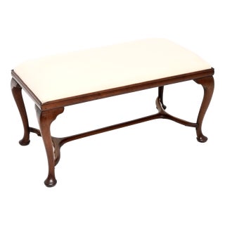 Antique English Georgian Bench, 1890s For Sale