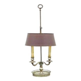 Antique Double Arm Bouillete Lamp For Sale