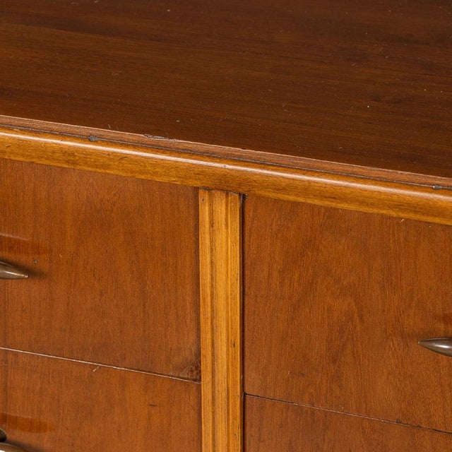 Italian Credenza with Brass Handles, 1950s For Sale - Image 10 of 13