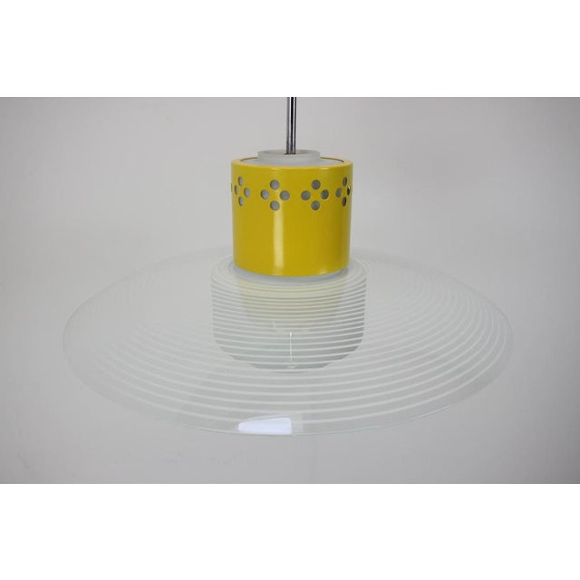 Mid-Century Glass Pendant, 1970s For Sale - Image 4 of 15