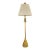 Mid 20th Century Dorothy Draper Gilt Brass Tassel Lamp With Shade For Sale