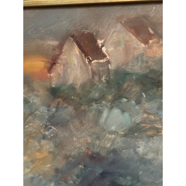 Kai Nielsen, Afton, 1960s, Oil Painting on Panel, Framed For Sale - Image 16 of 18
