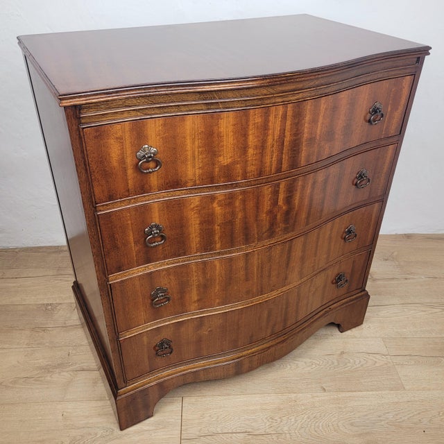 Antique Chest of Drawers in Mahogany, 1890 For Sale - Image 4 of 18