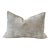 European Vintage Style Ciment Velvet Accent Pillow With Down Insert For Sale