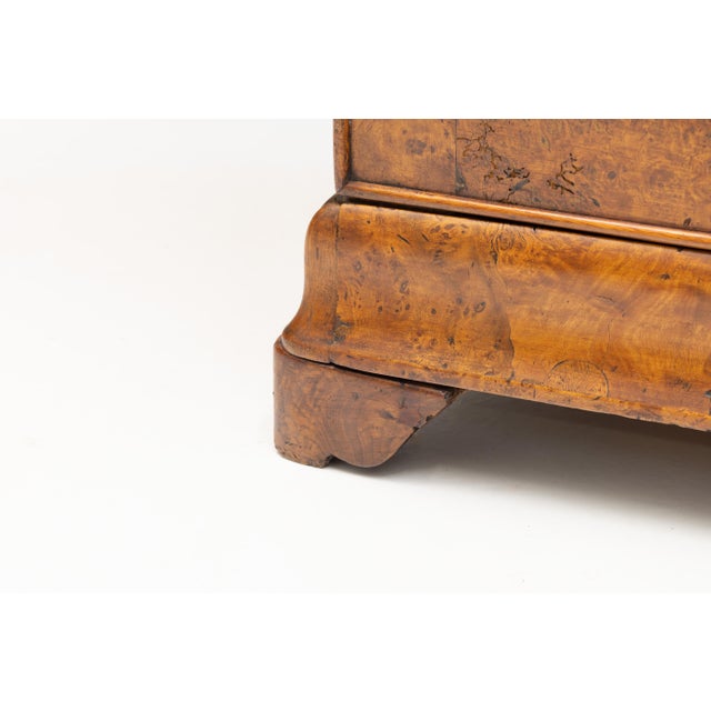 Wood Elm Commode with Marble Top, 1870s For Sale - Image 7 of 9