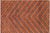 Contemporary Balochi Red/Blue Wool Rug - 5'1''x8'4'' For Sale - Image 9 of 10