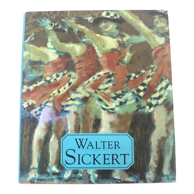 1988 Walter Sickert Art Book Signed by Author Hardcover Hard Cover For Sale
