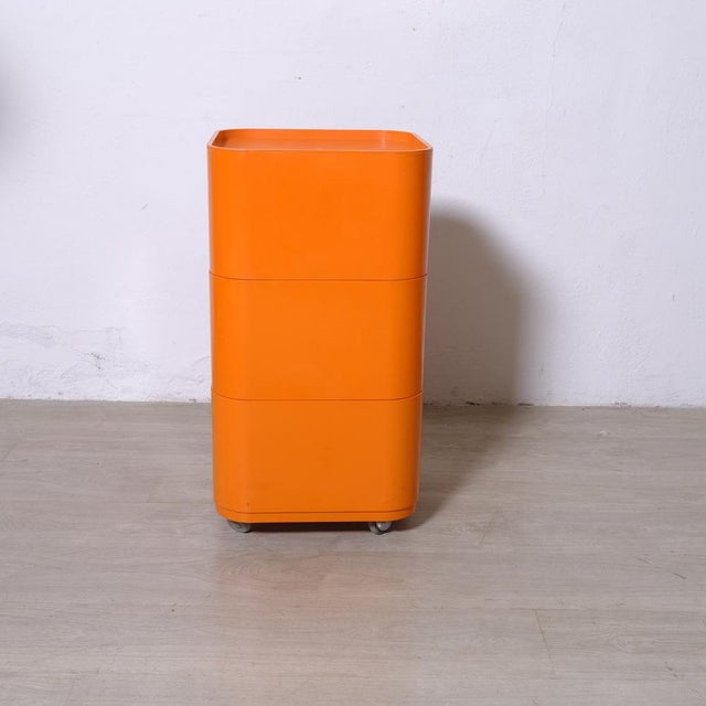 Kartell Modular Trolley Model 4970 by Anna Castelli Ferrieri for Kartell, 1960s For Sale - Image 4 of 18