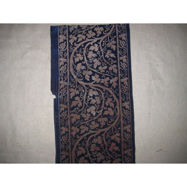 Fortuny Vintage Printed Velvet Border Circa 1930 For Sale - Image 11 of 13